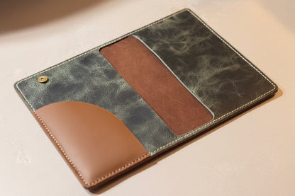 Leather book cover