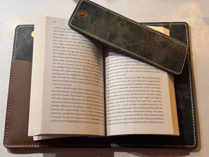 Leather book cover